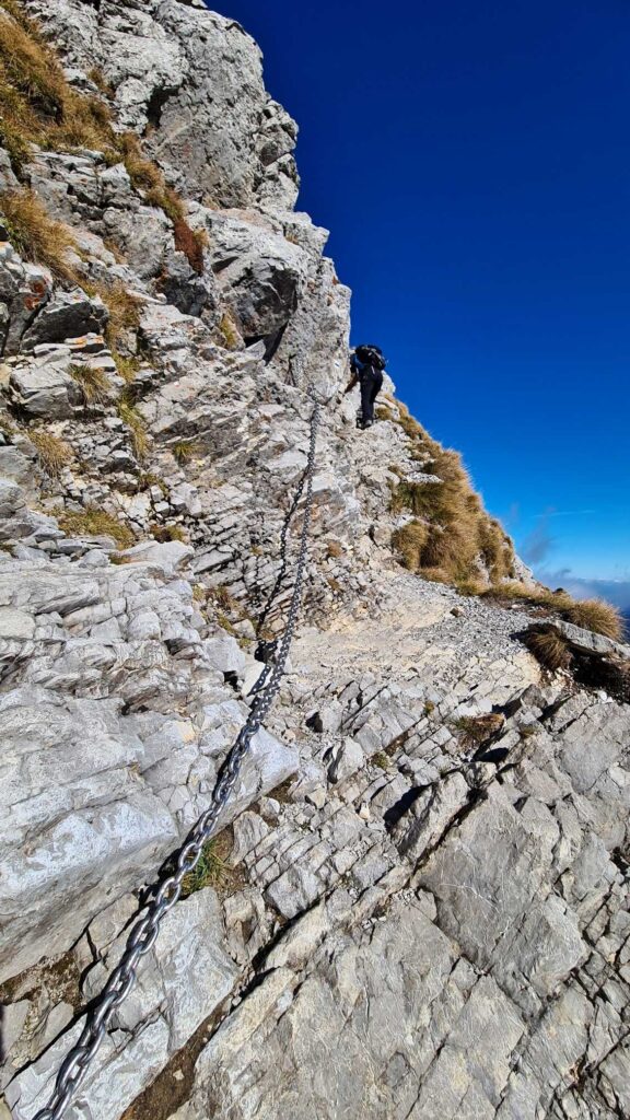 Reťaze na Giewont Reťaze na Giewont