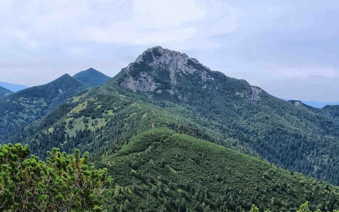 Sivý vrch kontroverznou turistickou trasou z Horárne pod Bielou skalou